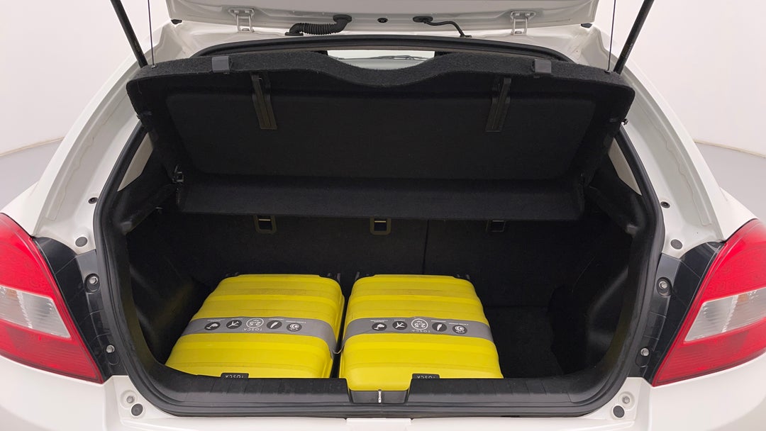 Boot Inside View with Luggage