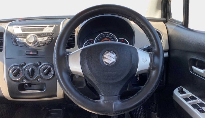 2016 Maruti Wagon R 1.0 VXI OPT, Petrol, Manual, 44,942 km, Steering Wheel Close Up