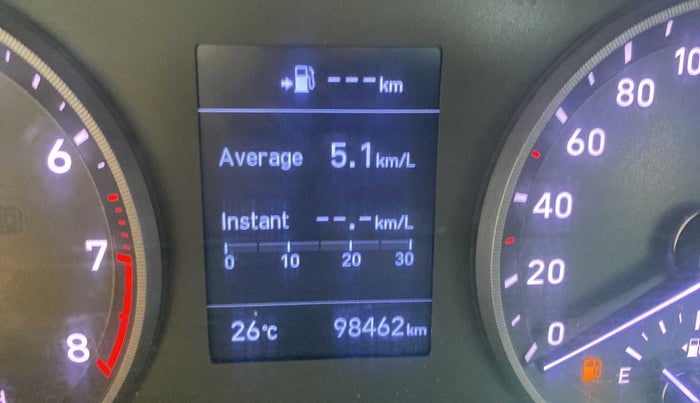 2018 Hyundai Verna 1.6 VTVT SX O, Petrol, Manual, 98,452 km, Odometer Image
