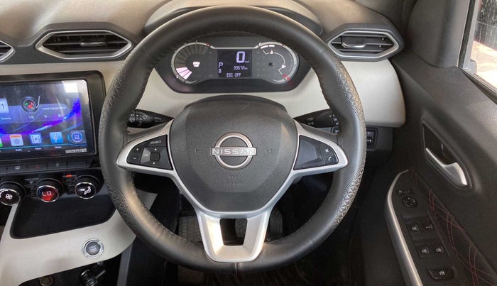 2022 Nissan MAGNITE XV TURBO CVT, Petrol, Automatic, 33,551 km, Steering Wheel Close Up
