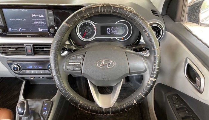 2021 Hyundai GRAND I10 NIOS ASTA AMT 1.2 KAPPA VTVT, Petrol, Automatic, 32,062 km, Steering Wheel Close Up