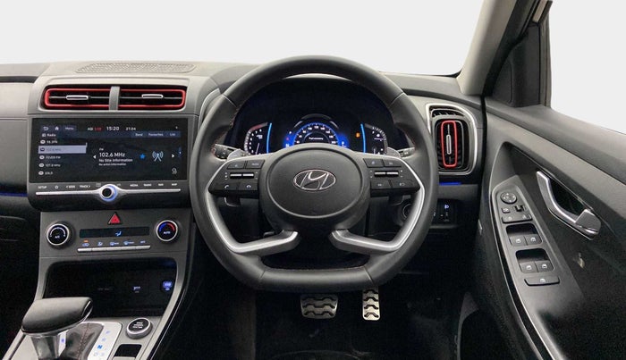 2020 Hyundai Creta SX (O) 1.4 TURBO DCT, Petrol, Automatic, 24,955 km, Steering Wheel Close Up