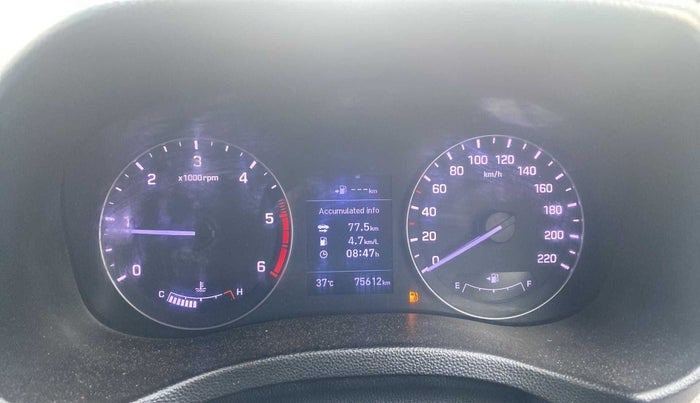 2018 Hyundai Creta SX (O) 1.6 DIESEL, Diesel, Manual, 75,608 km, Odometer Image