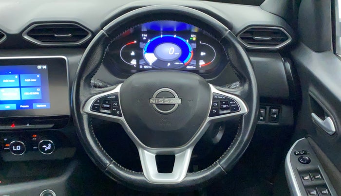 2021 Nissan MAGNITE XV PREMIUM TURBO CVT DUAL TONE, Petrol, Automatic, 45,851 km, Steering Wheel Close Up