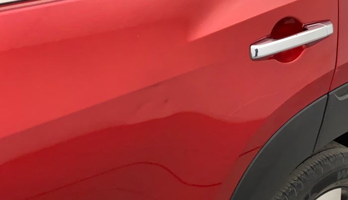 2021 Nissan MAGNITE XV PREMIUM TURBO CVT DUAL TONE, Petrol, Automatic, 45,851 km, Rear left door - Minor scratches