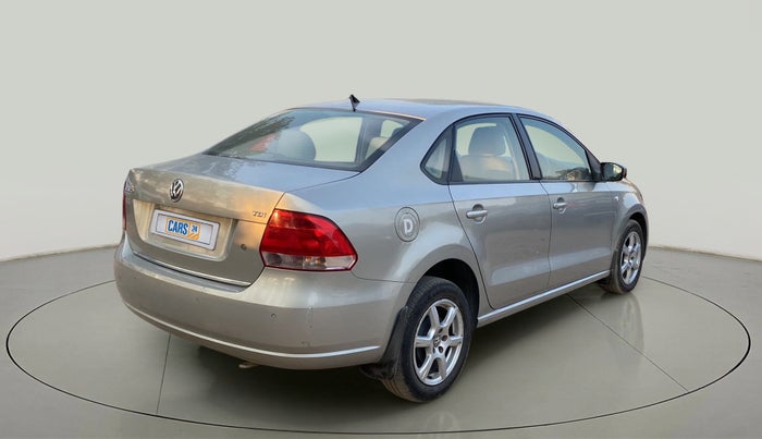 2014 Volkswagen Vento HIGHLINE DIESEL 1.6, Diesel, Manual, 1,14,668 km, Right Back Diagonal