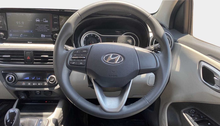 2020 Hyundai GRAND I10 NIOS ASTA AMT 1.2 KAPPA VTVT, Petrol, Automatic, 24,787 km, Steering Wheel Close Up