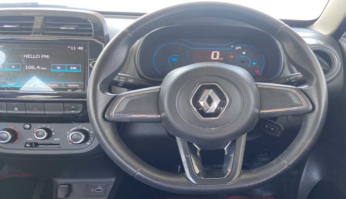 2020 Renault Kwid RXT 1.0 (O), Petrol, Manual, 39,509 km, Steering Wheel Close Up
