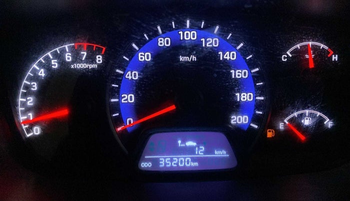 2016 Hyundai Xcent S 1.2, Petrol, Manual, 35,188 km, Odometer Image