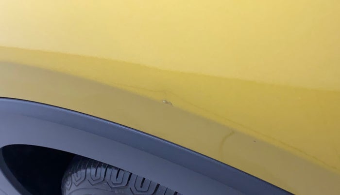 2022 Volkswagen TAIGUN TOPLINE 1.0 TSI MT, Petrol, Manual, 13,019 km, Left quarter panel - Minor scratches
