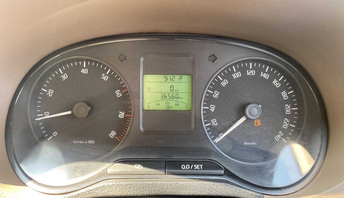 2014 Skoda Rapid 1.6 MPI AMBITION PLUS AT, Petrol, Automatic, 36,559 km, Odometer Image
