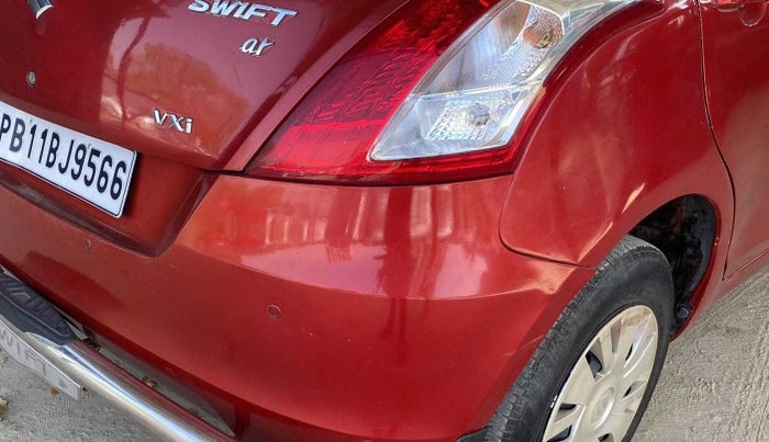2014 Maruti Swift VXI, Petrol, Manual, 53,477 km, Rear bumper - Minor scratches