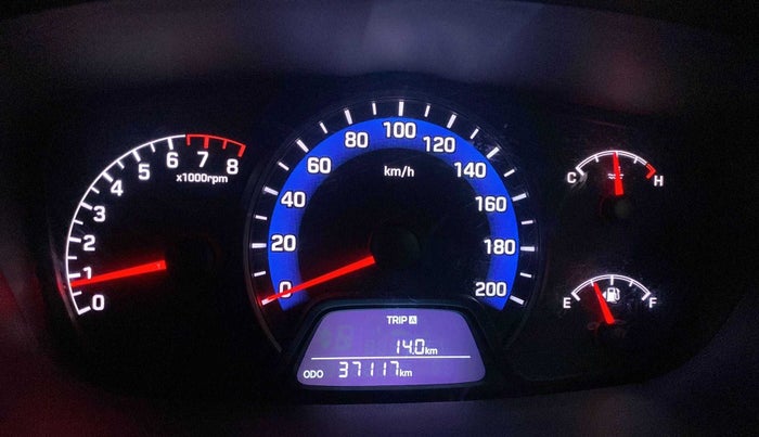 2014 Hyundai Xcent S 1.2, Petrol, Manual, 37,104 km, Odometer Image