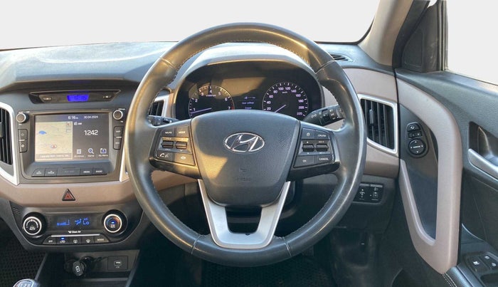 2018 Hyundai Creta SX (O) 1.6 PETROL, Petrol, Manual, 22,683 km, Steering Wheel Close Up