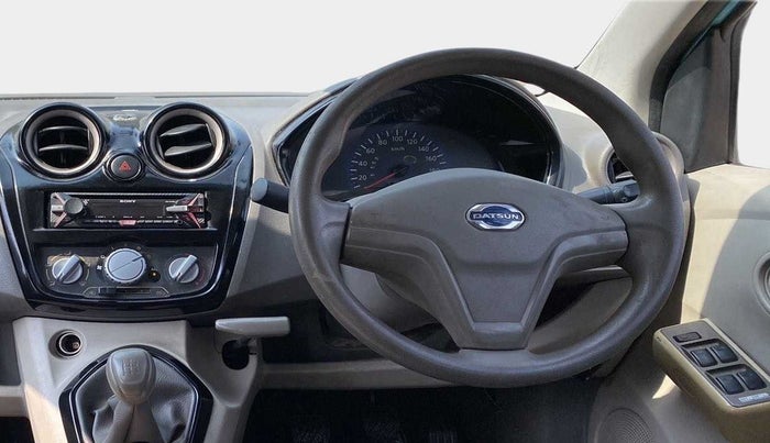 2014 Datsun Go A, Petrol, Manual, 64,074 km, Steering Wheel Close Up