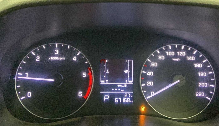 2019 Hyundai Creta SX AT 1.6 DIESEL, Diesel, Automatic, 67,168 km, Odometer Image
