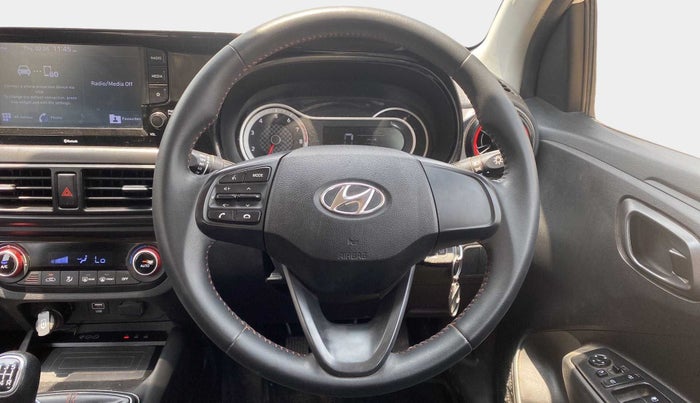 2020 Hyundai GRAND I10 NIOS SPORTZ 1.2 KAPPA VTVT DUAL TONE, Petrol, Manual, 17,472 km, Steering Wheel Close Up