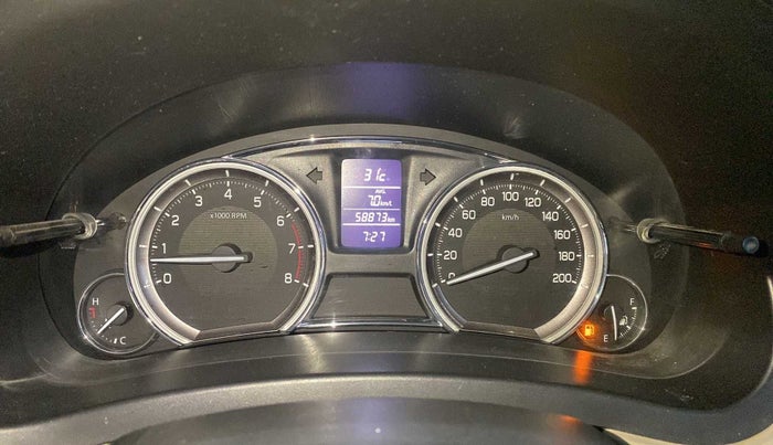 2018 Maruti Ciaz ZETA 1.4  MT PETROL, Petrol, Manual, 58,846 km, Odometer Image