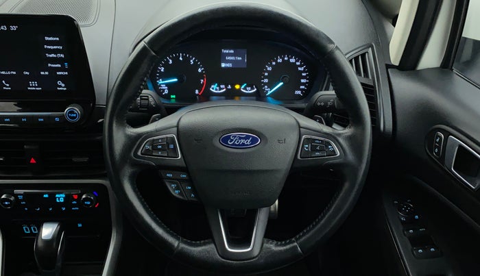 2018 Ford Ecosport TITANIUM + 1.5L PETROL AT, Petrol, Automatic, 64,583 km, Steering Wheel Close Up