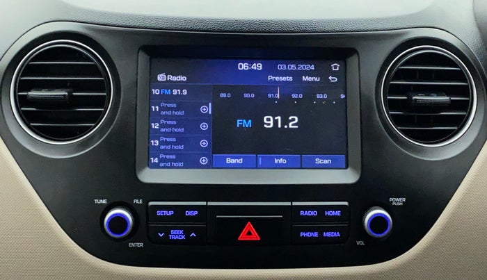 2018 Hyundai Grand i10 ASTA 1.2 KAPPA VTVT, Petrol, Manual, 38,913 km, Infotainment System