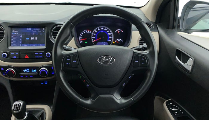 2018 Hyundai Grand i10 ASTA 1.2 KAPPA VTVT, Petrol, Manual, 38,913 km, Steering Wheel Close Up