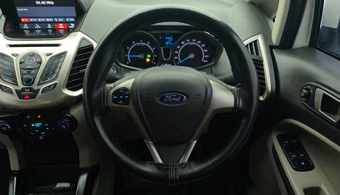 2017 Ford Ecosport TITANIUM 1.5L PETROL, Petrol, Manual, 94,399 km, Steering Wheel Close Up