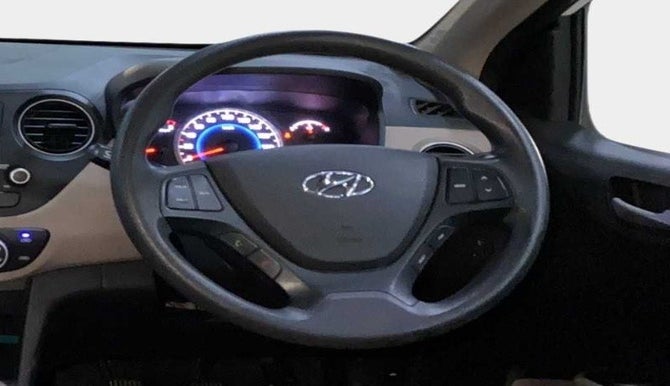 2017 Hyundai Grand i10 SPORTZ 1.2 KAPPA VTVT, Petrol, Manual, 18,230 km, Steering Wheel Close Up