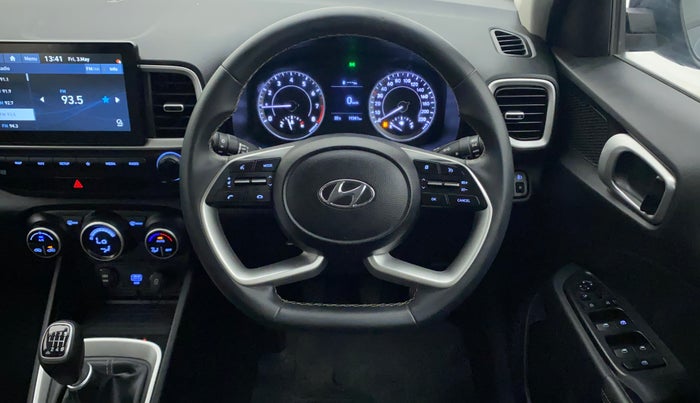 2021 Hyundai VENUE SX 1.0 (O) TURBO, Petrol, Manual, 19,341 km, Steering Wheel Close Up
