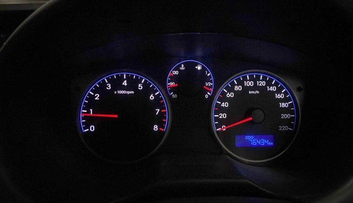 2012 Hyundai i20 MAGNA (O) 1.2, Petrol, Manual, 76,410 km, Odometer Image