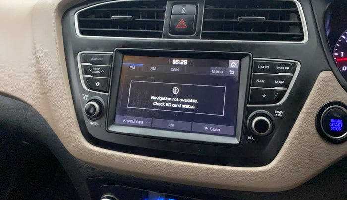 2019 Hyundai Elite i20 ASTA 1.2 (O), Petrol, Manual, 31,827 km, Infotainment system - GPS Card not working/missing