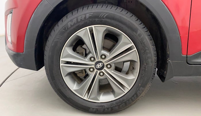 2018 Hyundai Creta SX PLUS AT 1.6 PETROL, Petrol, Automatic, 57,922 km, Left Front Wheel