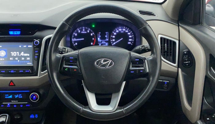 2018 Hyundai Creta SX PLUS AT 1.6 PETROL, Petrol, Automatic, 57,922 km, Steering Wheel Close Up