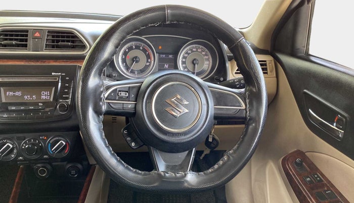 2019 Maruti Dzire VXI AMT, Petrol, Automatic, 56,964 km, Steering Wheel Close Up