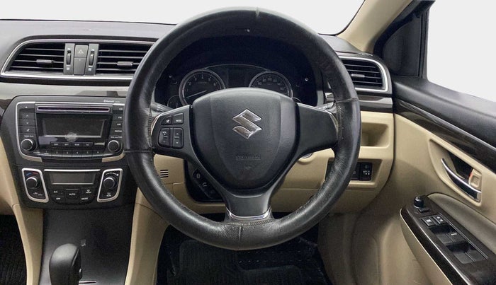 2017 Maruti Ciaz ZETA 1.4  AT PETROL, Petrol, Automatic, 85,351 km, Steering Wheel Close Up