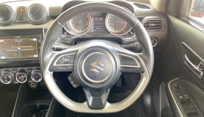 2018 Maruti Swift ZXI PLUS, Petrol, Manual, 77,158 km, Steering Wheel Close Up
