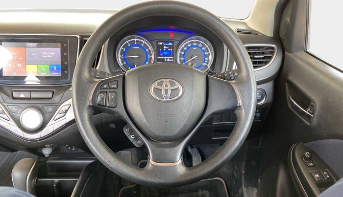 2020 Toyota Glanza G CVT, Petrol, Automatic, 26,678 km, Steering Wheel Close Up