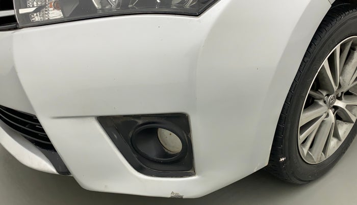 2015 Toyota Corolla Altis VL CVT PETROL, Petrol, Automatic, 61,144 km, Front bumper - Minor damage