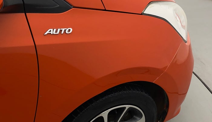 2018 Hyundai Grand i10 SPORTZ AT 1.2 KAPPA VTVT, Petrol, Automatic, 70,642 km, Right fender - Slightly dented