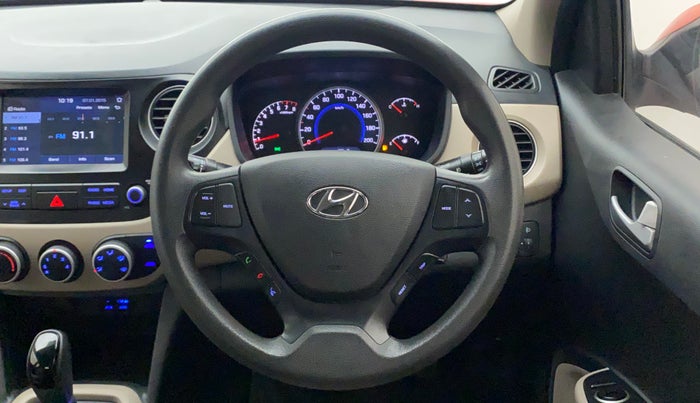 2018 Hyundai Grand i10 SPORTZ AT 1.2 KAPPA VTVT, Petrol, Automatic, 70,642 km, Steering Wheel Close Up
