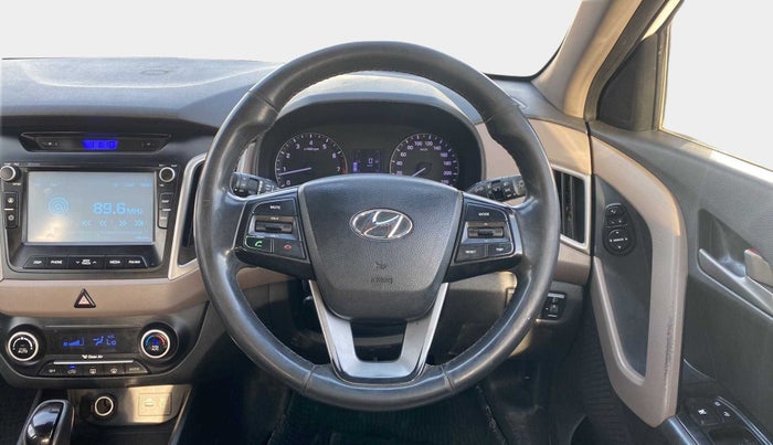 2016 Hyundai Creta SX PLUS AT 1.6 PETROL, Petrol, Automatic, 98,408 km, Steering Wheel Close Up