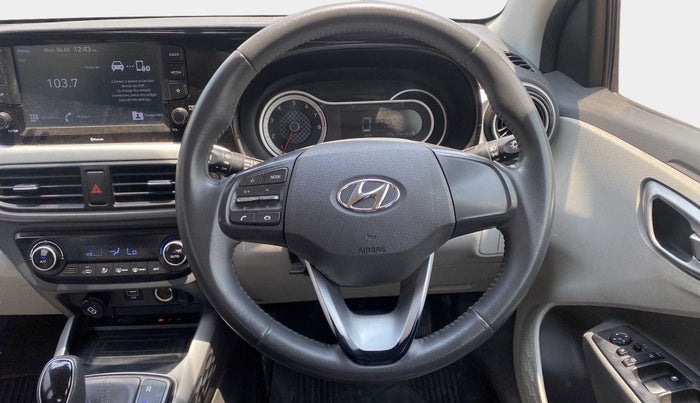 2020 Hyundai GRAND I10 NIOS ASTA AMT 1.2 KAPPA VTVT, Petrol, Automatic, 45,665 km, Steering Wheel Close Up