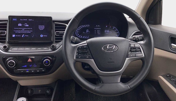 2020 Hyundai Verna SX 1.5 VTVT, Petrol, Manual, 44,564 km, Steering Wheel Close Up