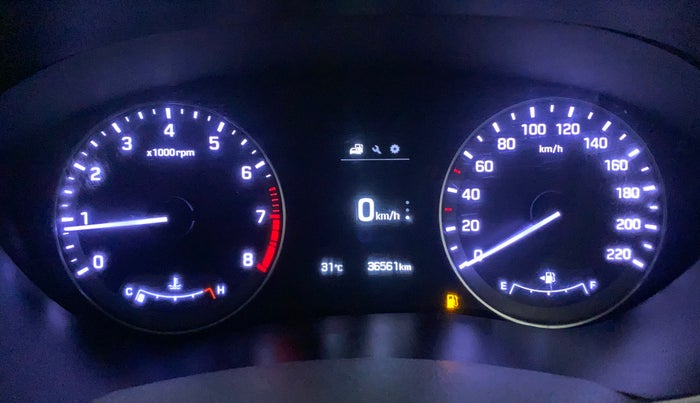 2017 Hyundai Elite i20 ASTA 1.2 (O), Petrol, Manual, 36,560 km, Odometer Image