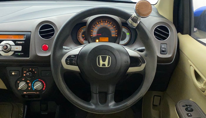2013 Honda Brio S MT, Petrol, Manual, 89,337 km, Steering Wheel Close Up