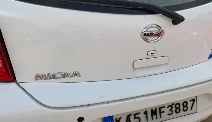 2014 Nissan Micra XV CVT, Petrol, Automatic, 82,542 km, Dicky (Boot door) - Minor scratches