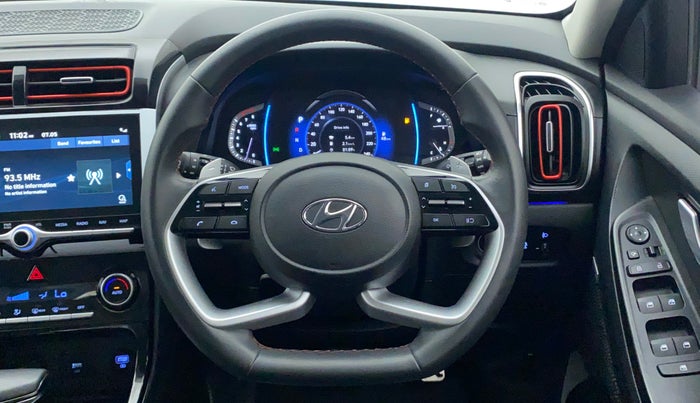 2022 Hyundai Creta SX (O) 1.4 TURBO DCT, Petrol, Automatic, 8,833 km, Steering Wheel Close Up