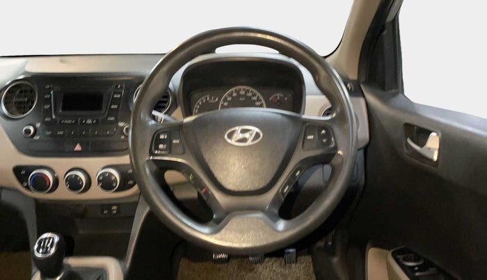 2016 Hyundai Grand i10 SPORTZ 1.2 KAPPA VTVT, Petrol, Manual, 58,683 km, Steering Wheel Close Up