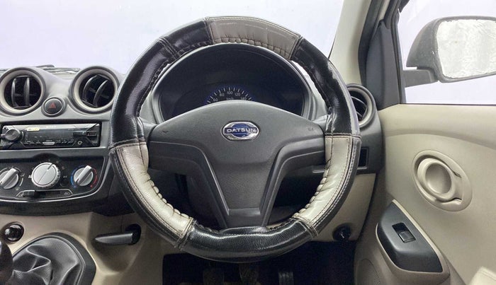 2017 Datsun Go Plus T, Petrol, Manual, 64,944 km, Steering Wheel Close Up
