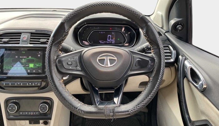 2022 Tata TIGOR XZ PLUS PETROL, Petrol, Manual, 27,009 km, Steering Wheel Close Up