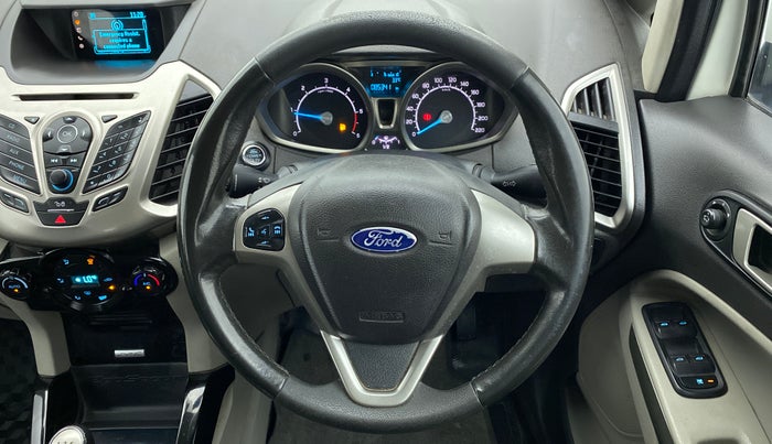 2016 Ford Ecosport TITANIUM 1.5L DIESEL, Diesel, Manual, 85,341 km, Steering Wheel Close Up